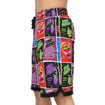 Pop Rocks Party Basketball Rib Shorts