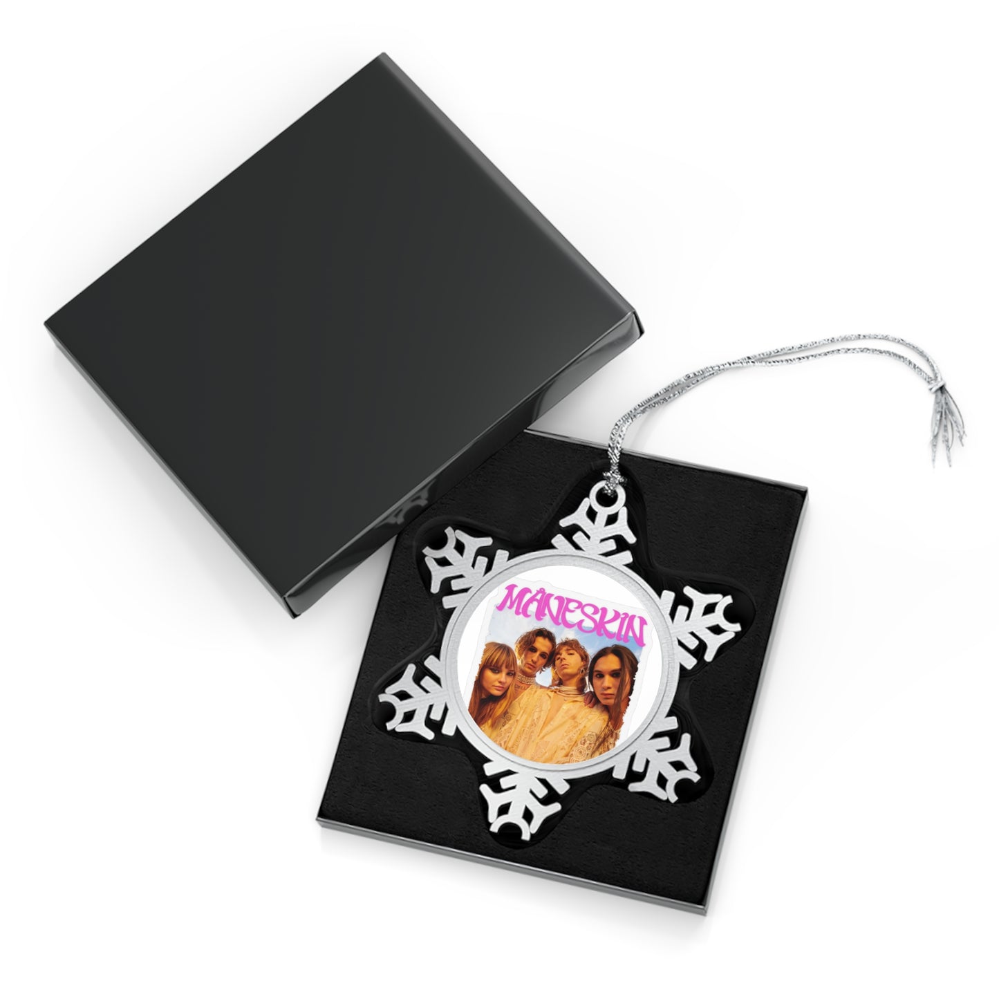 Måneskin Group Photo Pewter Snowflake Ornament