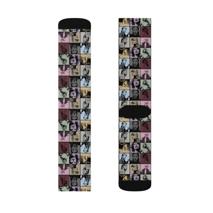 Taylor Swift Eras Collage Tube Socks