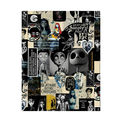 The Nightmare Before Christmas Rotten To The Core Collage Matte Vertical Poster