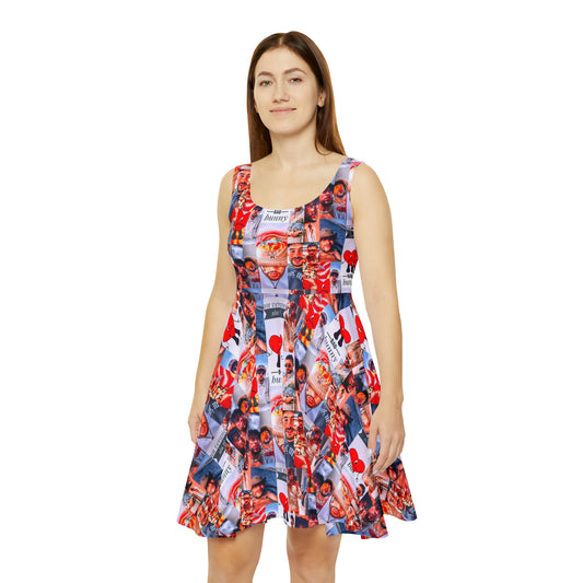 Bad Bunny Un Verano Sin Ti Photo Collage Women's Skater Dress