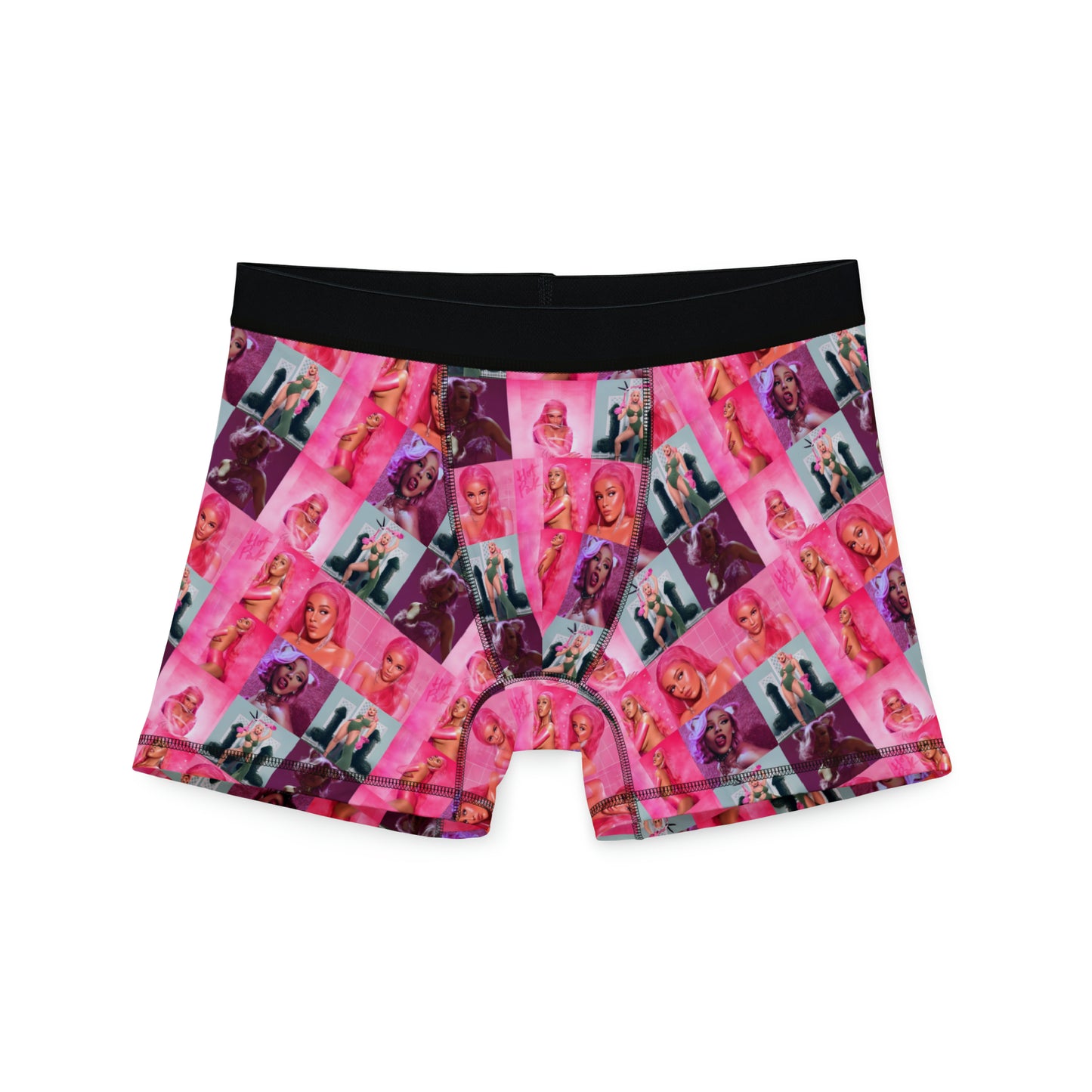 Doja Cat Hot Pink Mosaic Men's Boxers
