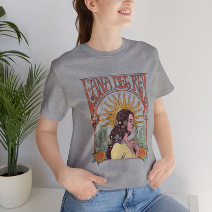 Lana Del Rey Vintage Artwork Unisex Jersey Short Sleeve Tee Shirt