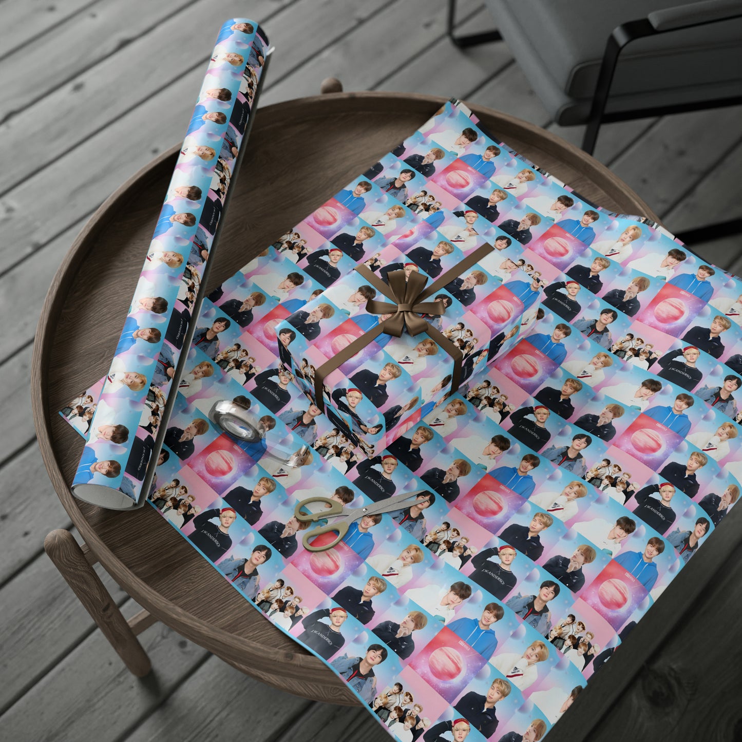 BTS World Mosaic Gift Wrapping Paper