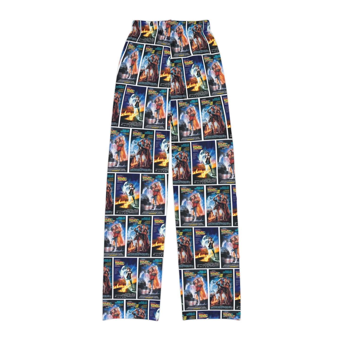 Back To The Future Movie Posters Collage Kids Pajama Pants