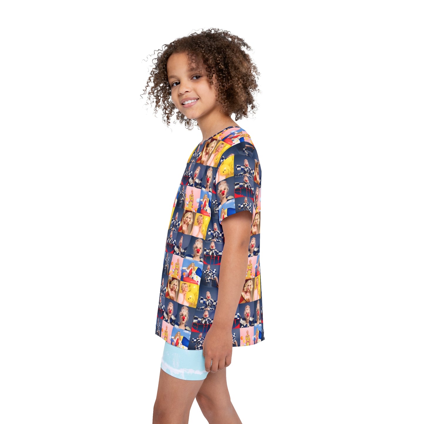 Katy Perry Smile Mosaic Kids Sports Jersey