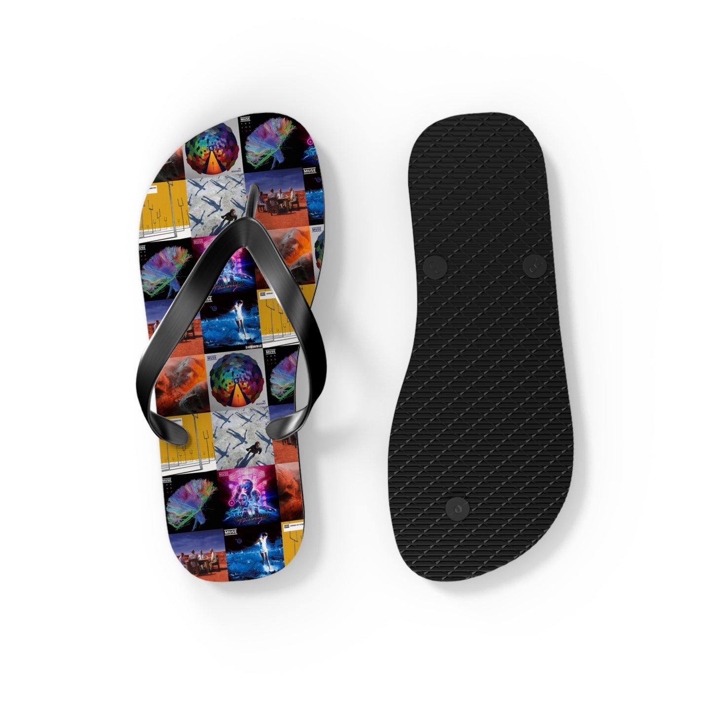 Muse Album Cover Collage Flip Flops