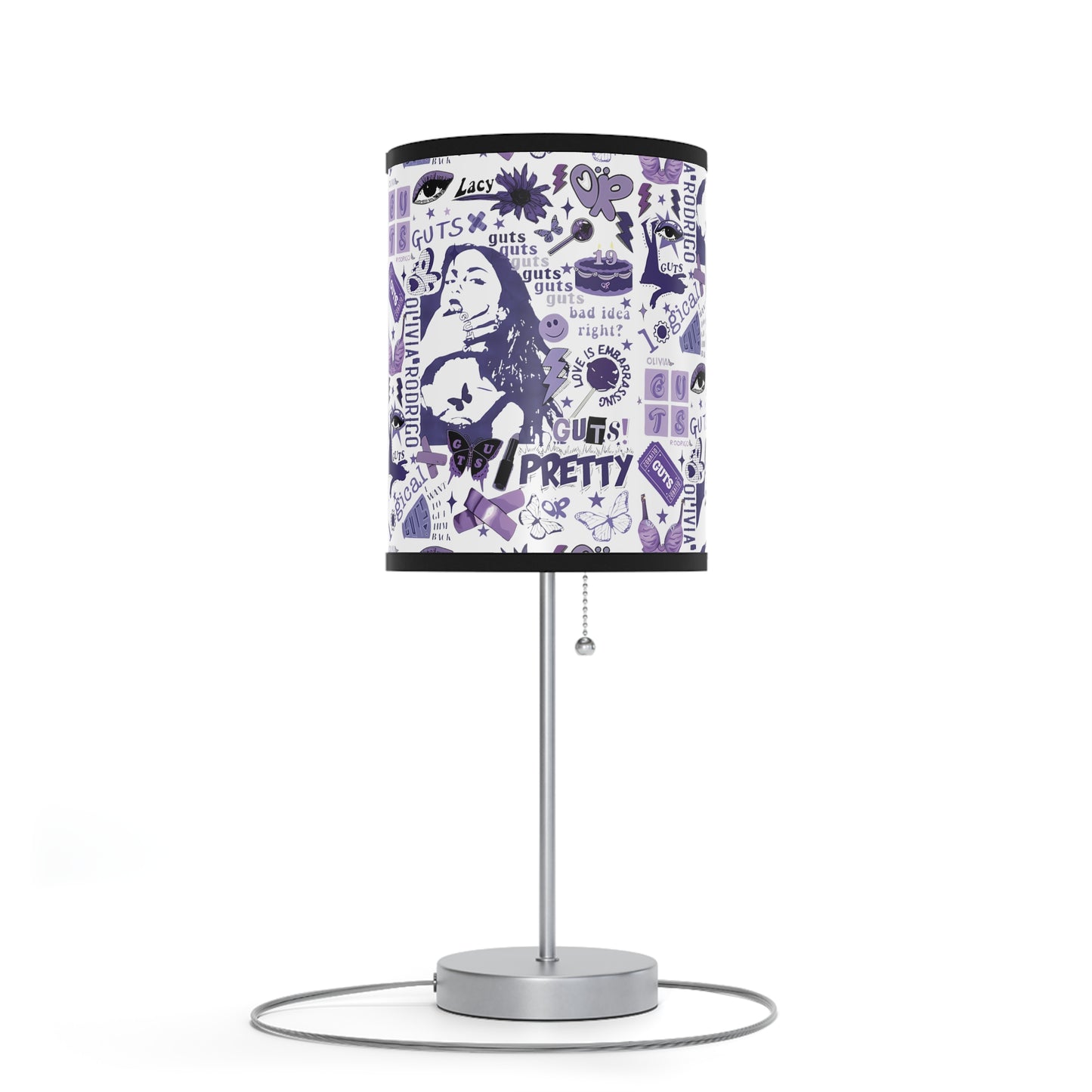 Olivia Rodrigo Guts Tour Collage Lamp on a Stand