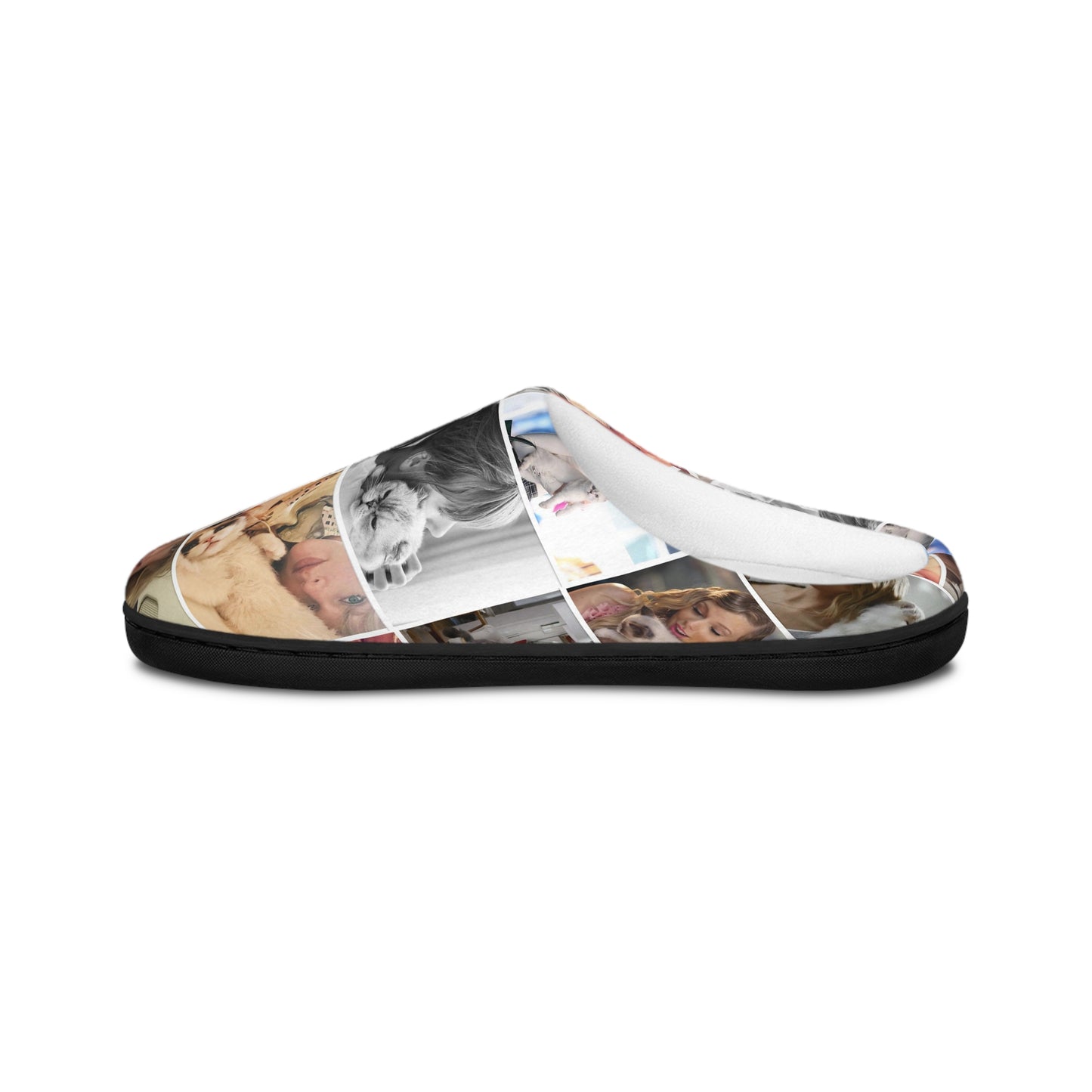 Taylor Swift's Cats Collage Pattern Women's Indoor Slippers