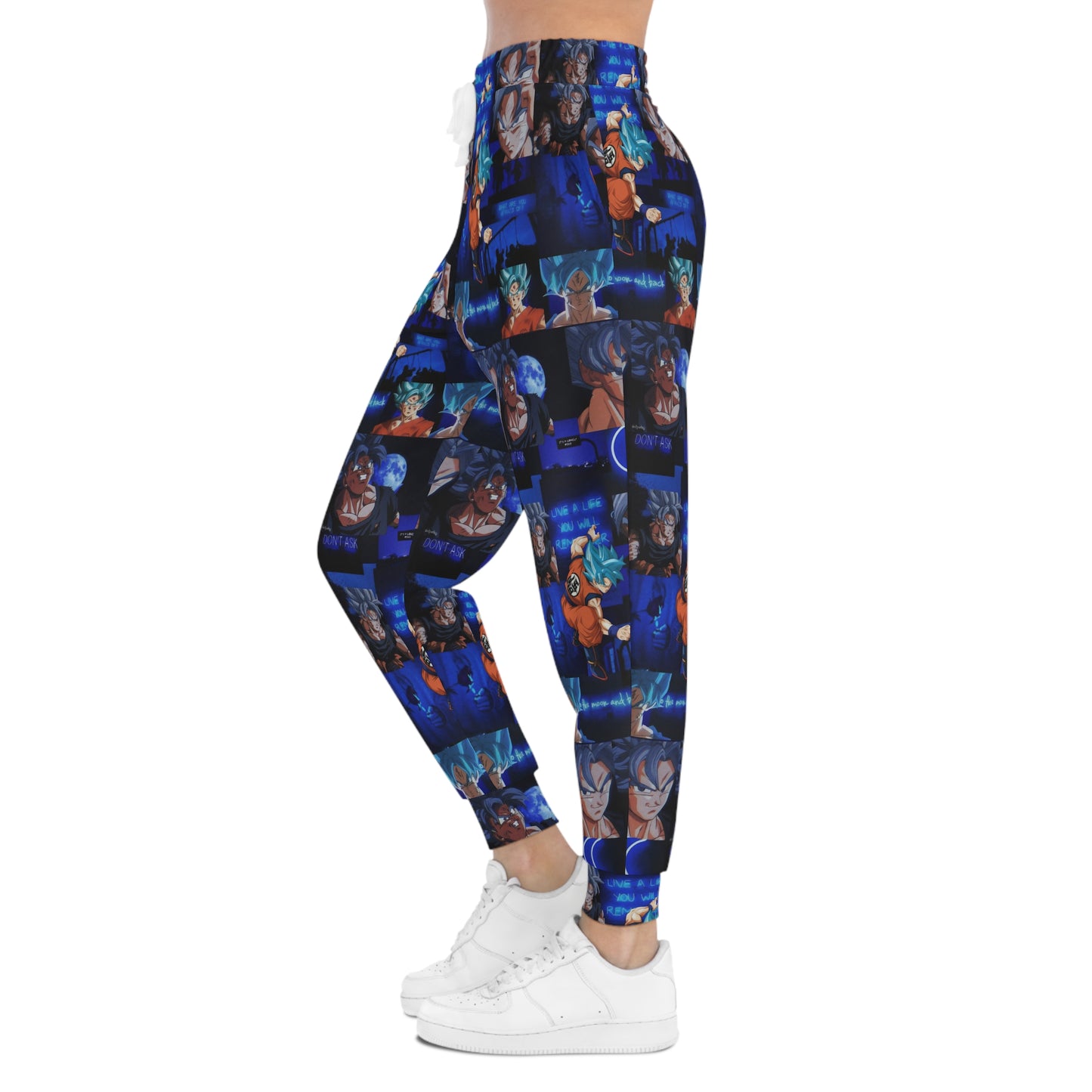 Dragon Ball Z Saiyan Moonlight Collage Athletic Joggers