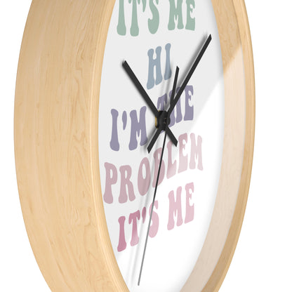 Taylor Swift It's Me Hi Round Wall Clock