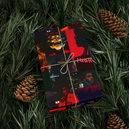 The Weeknd Heartless Nightmares Collage Gift Wrapping Paper