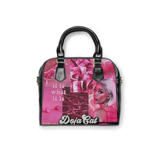 Doja Cat Pink Vibes Collage Shoulder Handbag