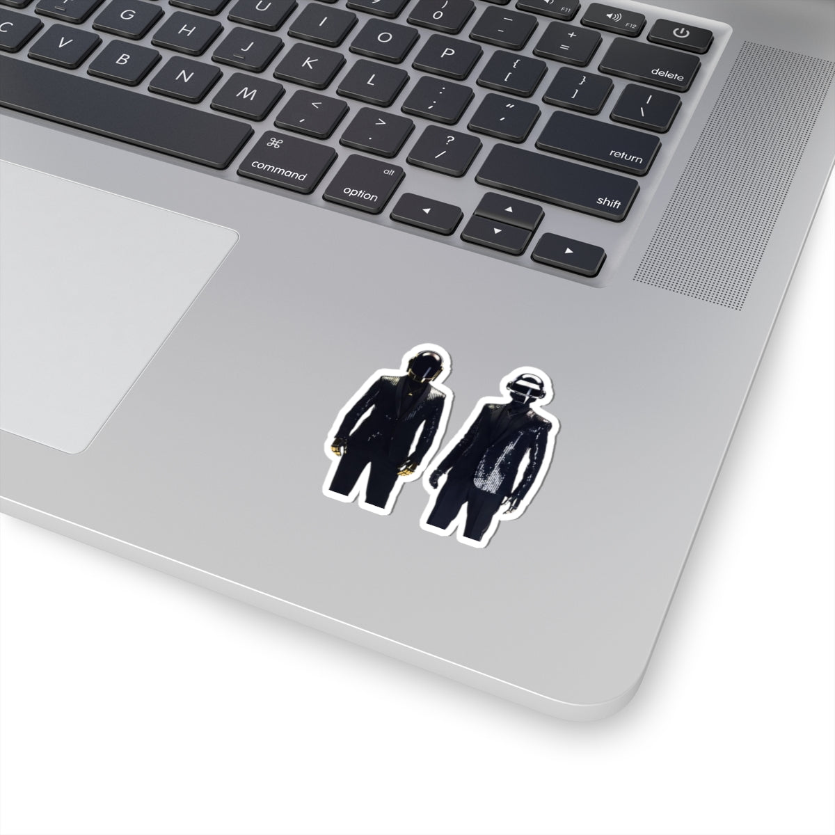 Daft Punk Standing In Black Suits Kiss-Cut Sticker