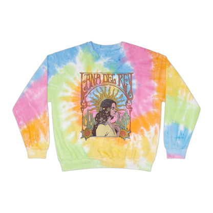 Lana Del Rey Vintage Artwork Unisex Tie-Dye Sweatshirt