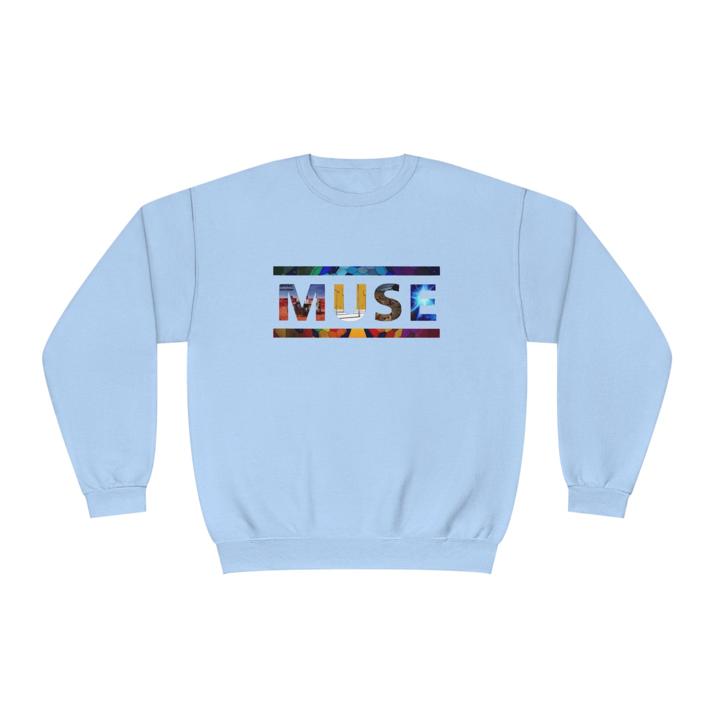 Muse Album Art Letters Unisex NuBlend Crewneck Sweatshirt