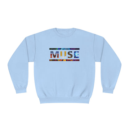 Muse Album Art Letters Unisex NuBlend Crewneck Sweatshirt