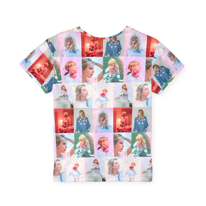 Taylor Swift Lover Era Photo Mosaic Kids Sports Jersey