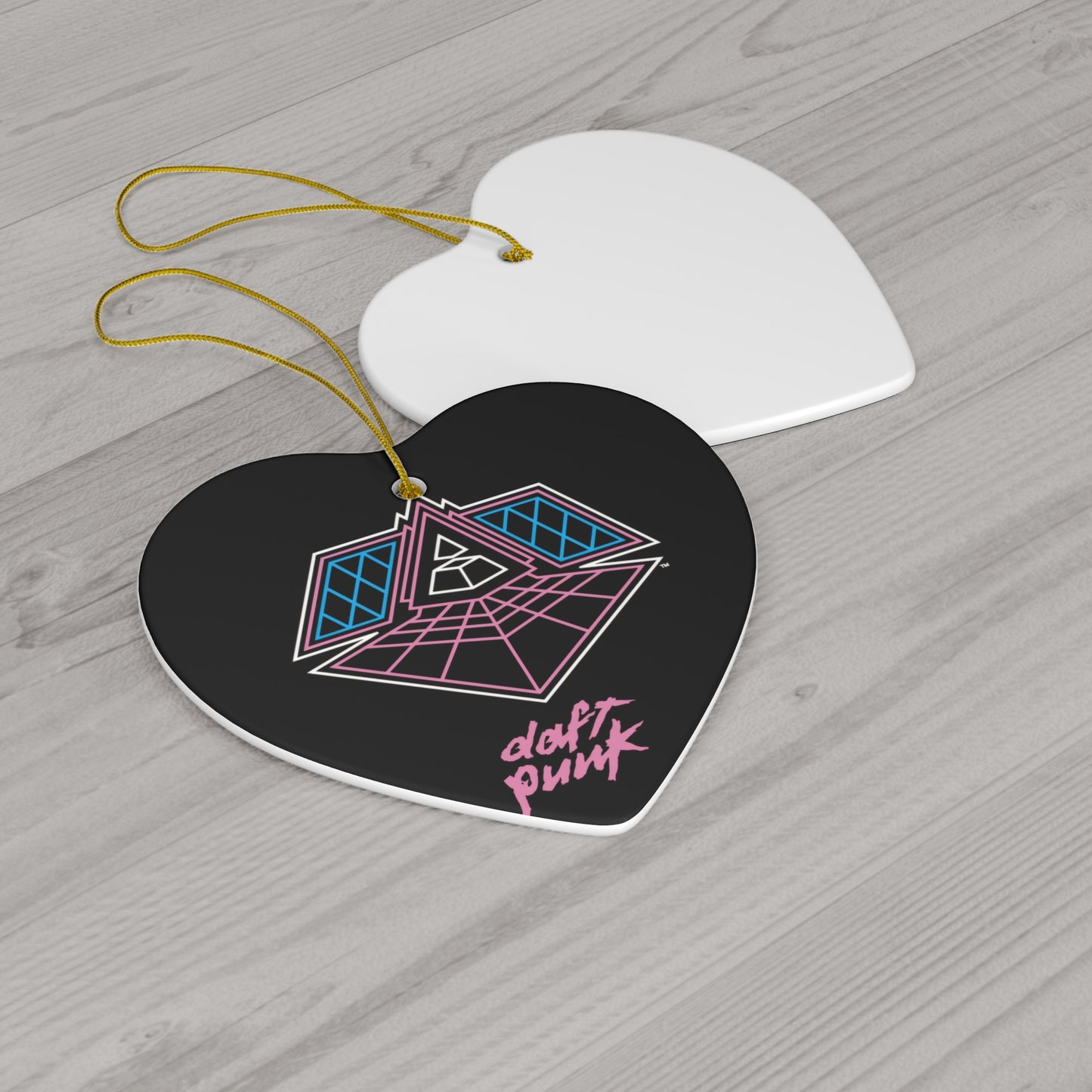 Daft Punk Alive 2007 Logo Ceramic Ornament