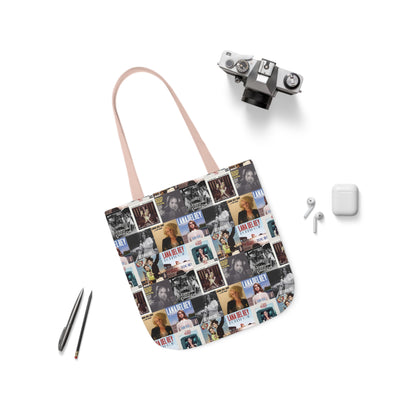 Lana Del Rey Album Cover Collage Polyester Canvas Tote Bag