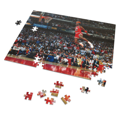 Michael Jordan Free Throw Line Slam Dunk Jigsaw Puzzle (30, 110, 252, 500,1000-Piece)