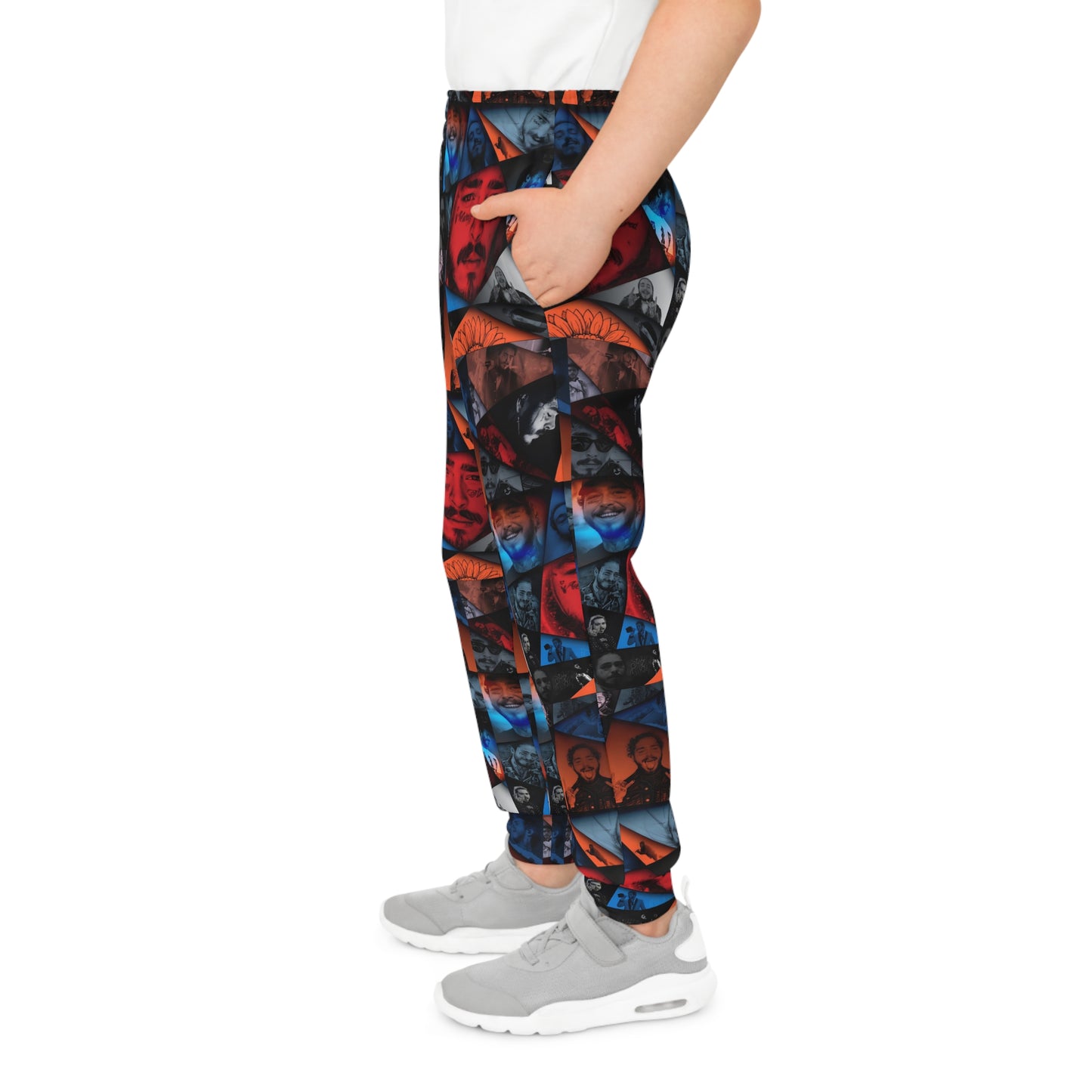 Post Malone Crystal Portaits Collage Youth Joggers