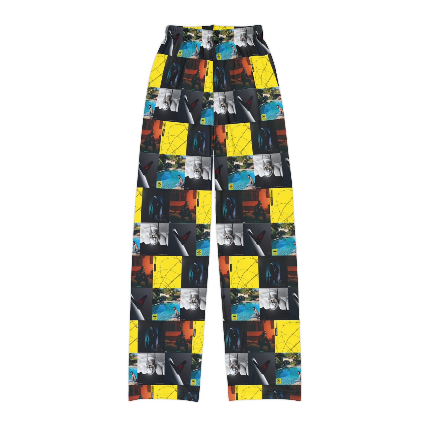 Post Malone Album Art Collage Kids Pajama Pants