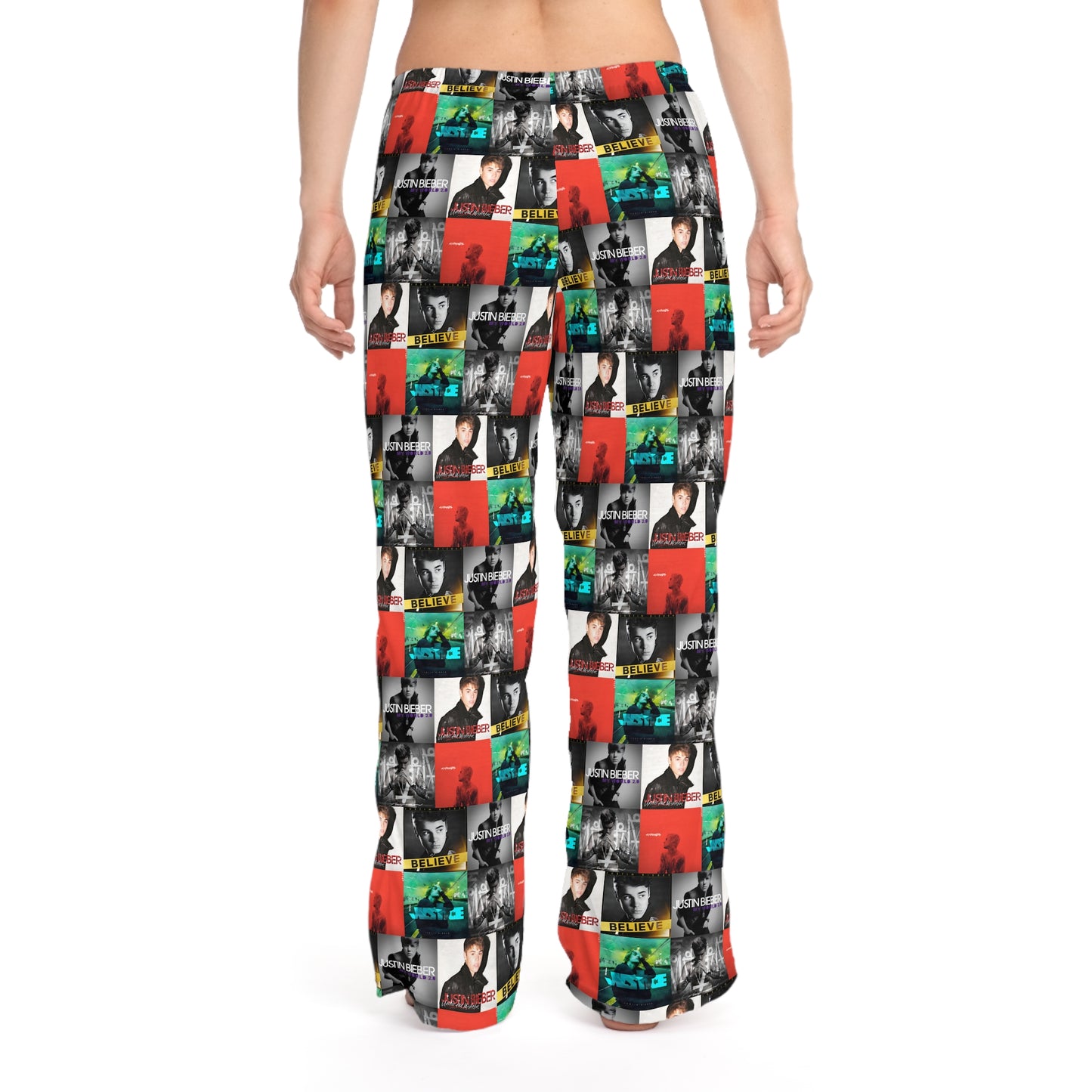 Justin Bieber Album Cover Collage Women's Pajama Pants