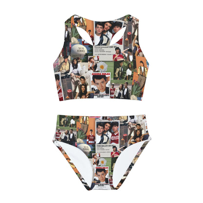 Ferris Bueller's Day Off Movie Montage Girls Two Piece Swimsuit