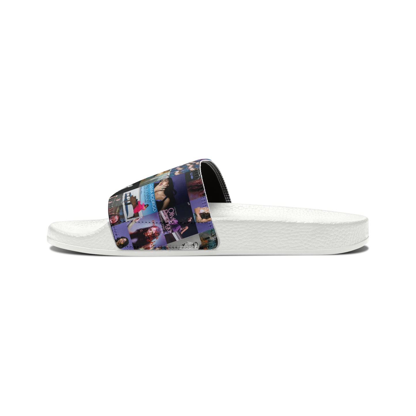 Olivia Rodrigo Album Cover Art Collage Men's Slide Sandals