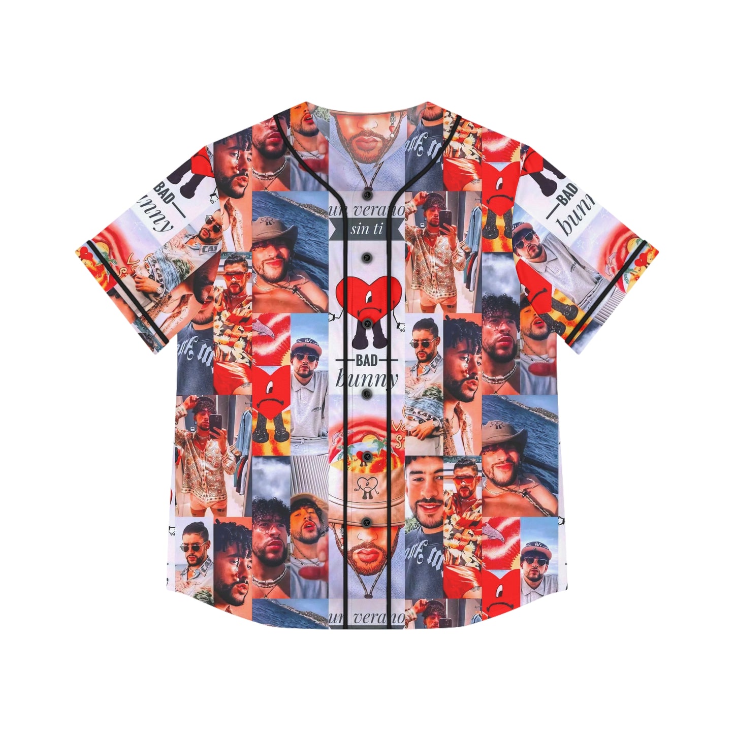 Bad Bunny Un Verano Sin Ti Photo Collage Women's Baseball Jersey