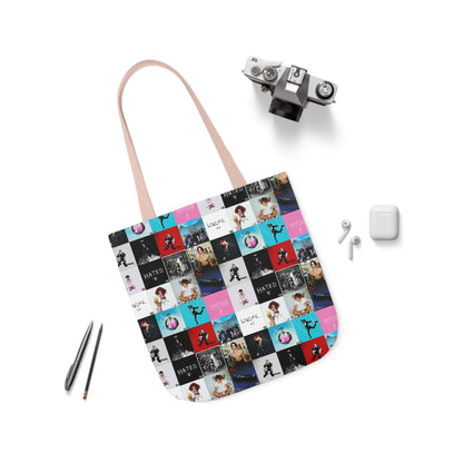 YUNGBLUD Album Cover Art Collage Polyester Canvas Tote Bag