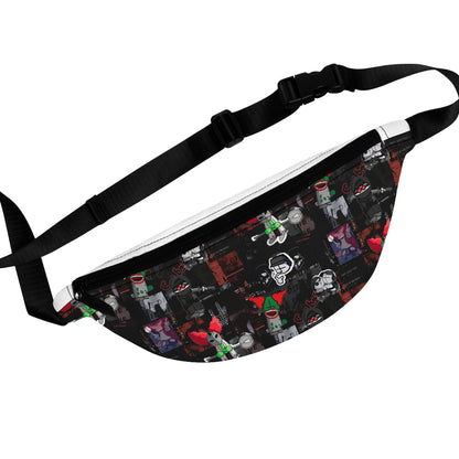 Madness Combat Dark Aesthetic Collage Fanny Pack