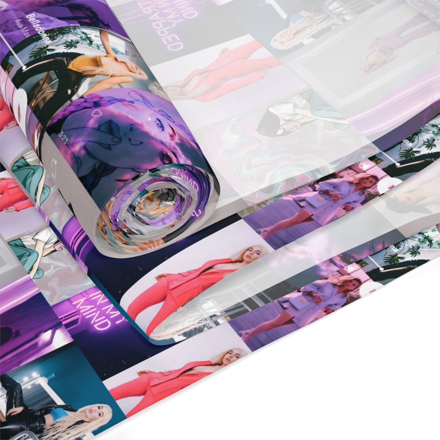 Ava Max Belladonna Photo Collage Table Runner