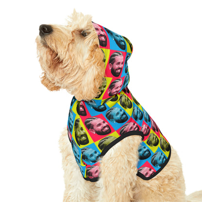 Drake Colored Checker Faces Pet Hoodie