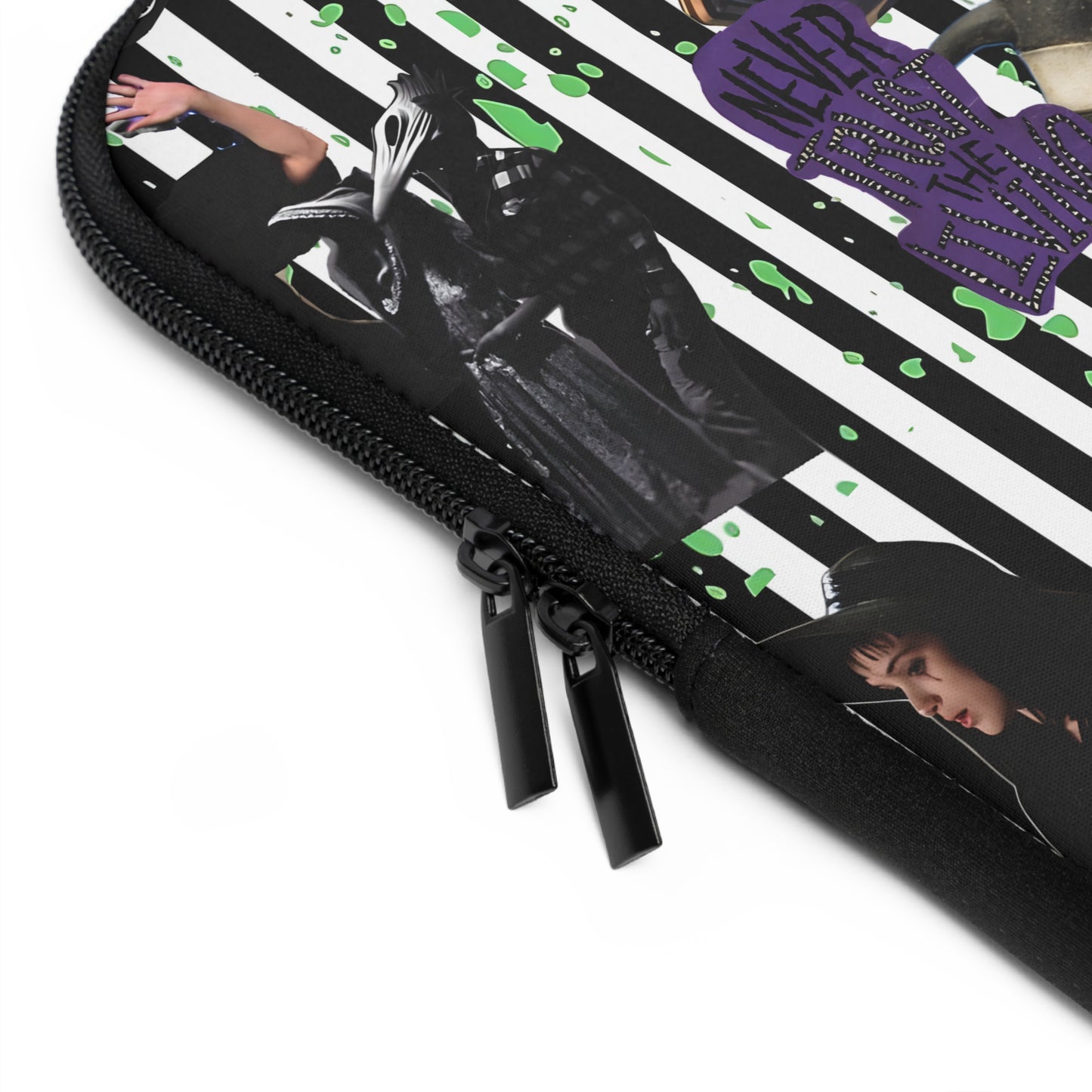 Beetlejuice Strange And Unusual Collage Laptop Sleeve