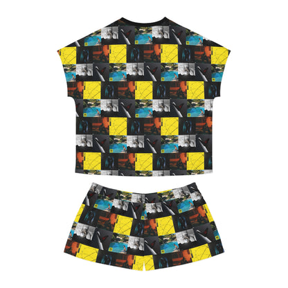 Post Malone Album Art Collage Women's Short Pajama Set