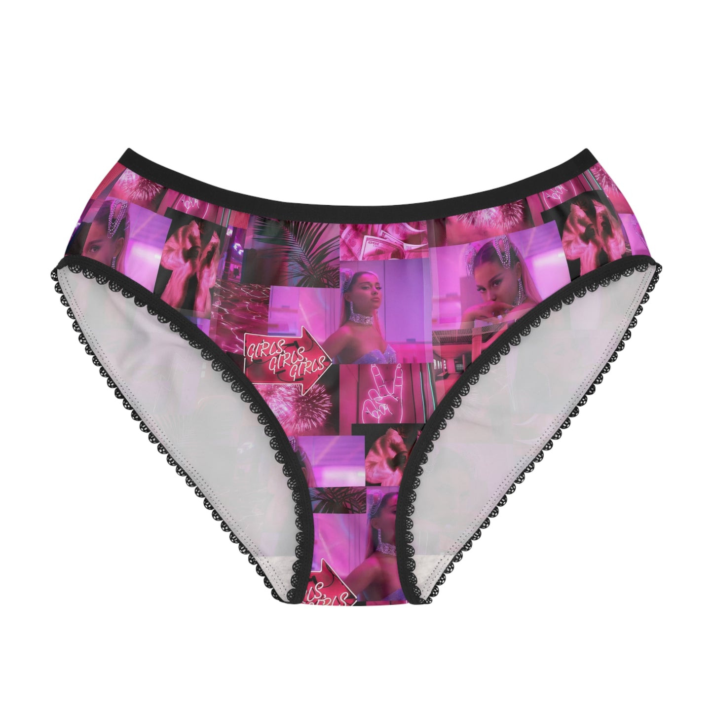 Ariana Grande 7 Rings Collage Women's Briefs Panties