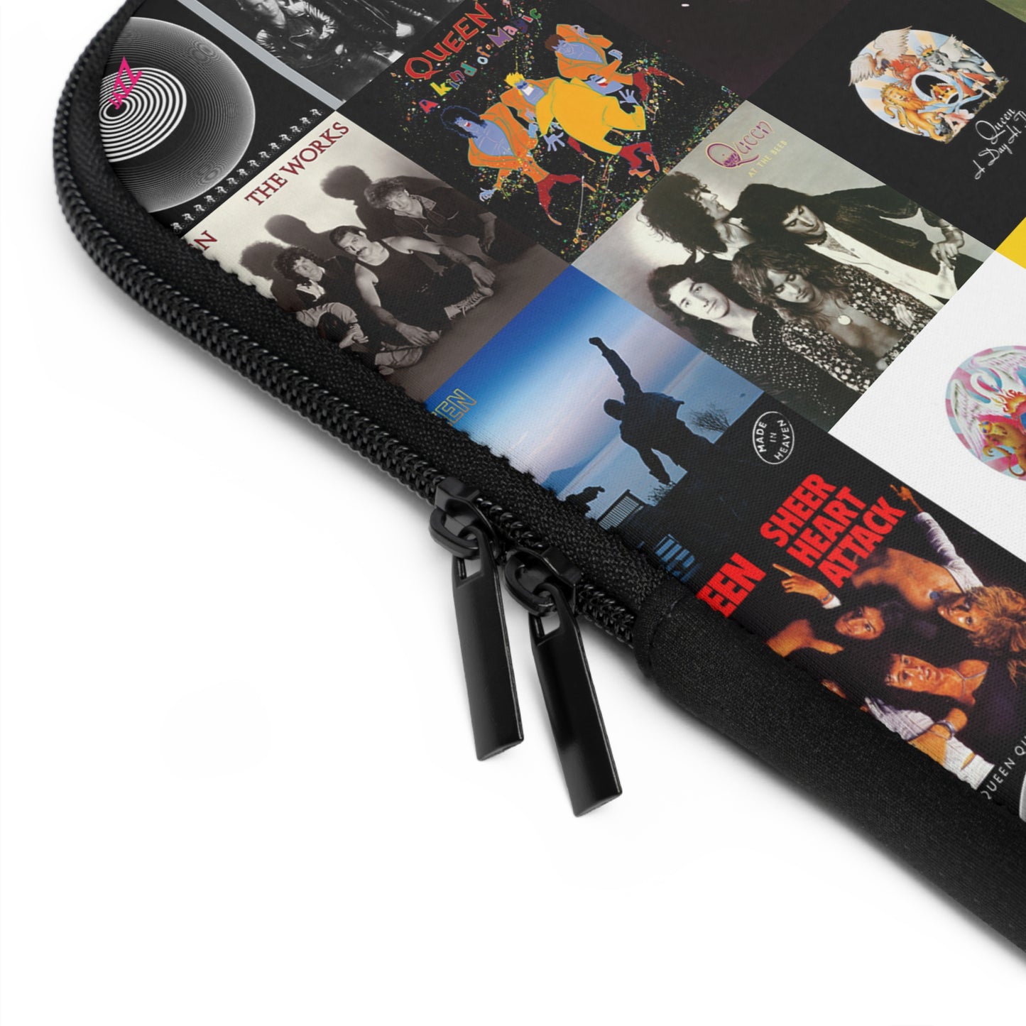 Queen Album Cover Collage Laptop Sleeve