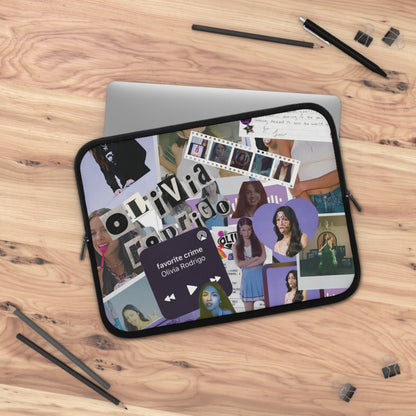 Olivia Rodrigo Deja Vu Collage Laptop Sleeve