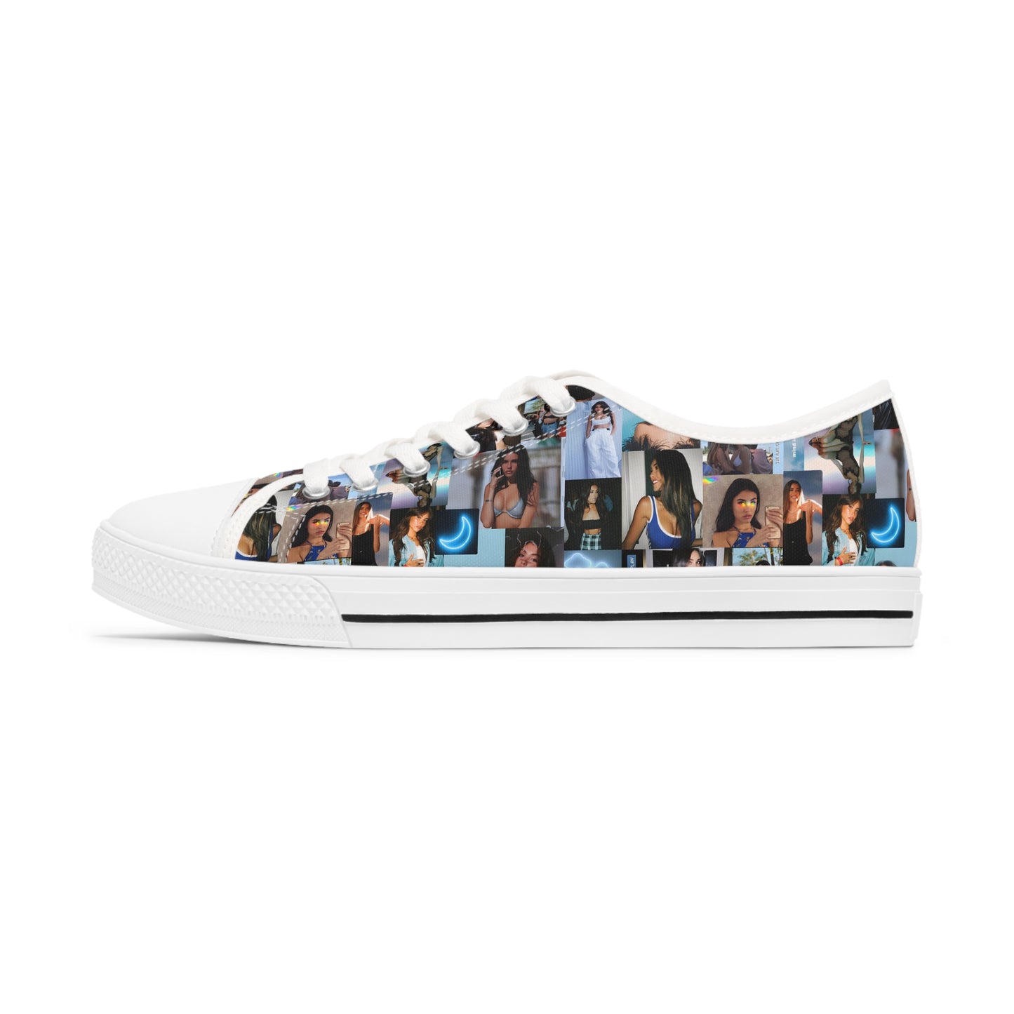 Madison Beer Mind In The Clouds Collage Women's Low Top Sneakers