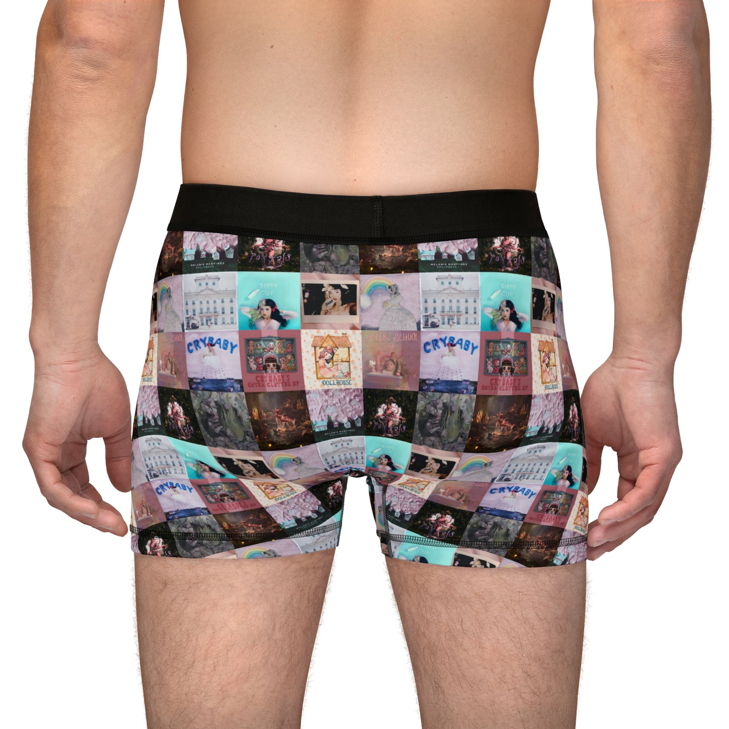 Melanie Martinez Album Art Collage Men's Boxers