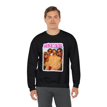 Måneskin Group Photo Unisex Heavy Blend Crewneck Sweatshirt