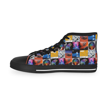 Muse Album Cover Collage Men's High Top Sneakers