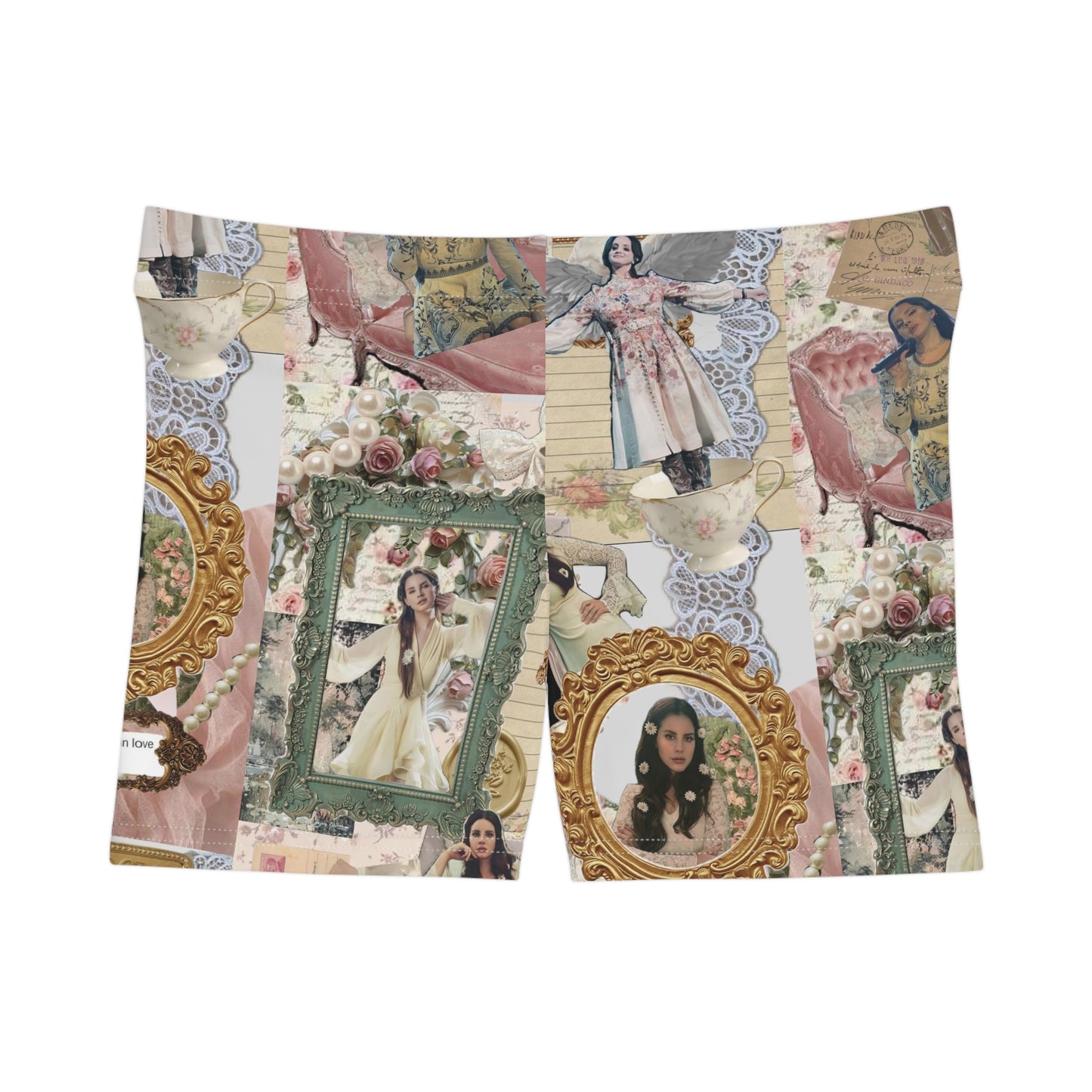 Lana Del Rey Victorian Collage Women's Shorts