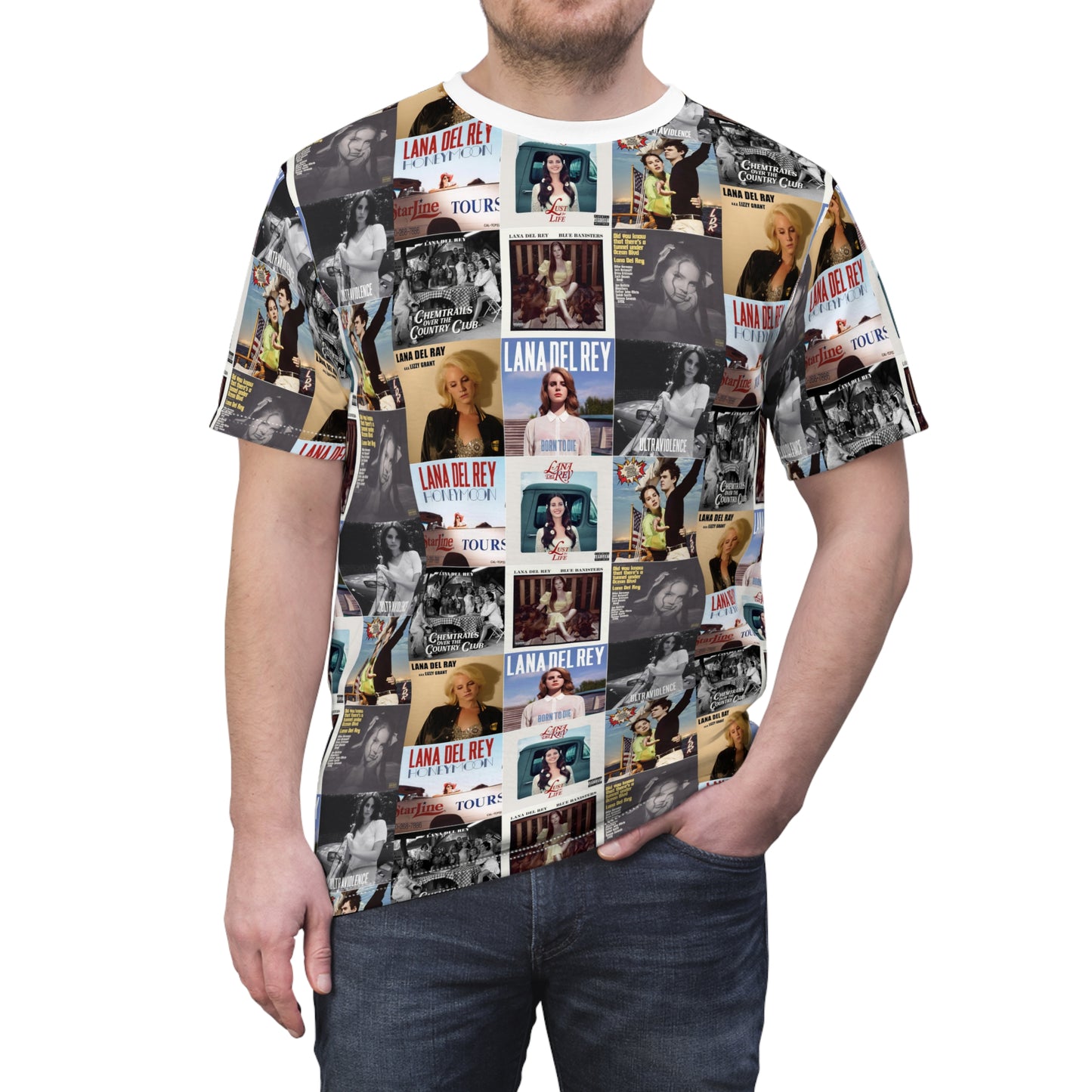 Lana Del Rey Album Cover Collage Unisex Tee Shirt