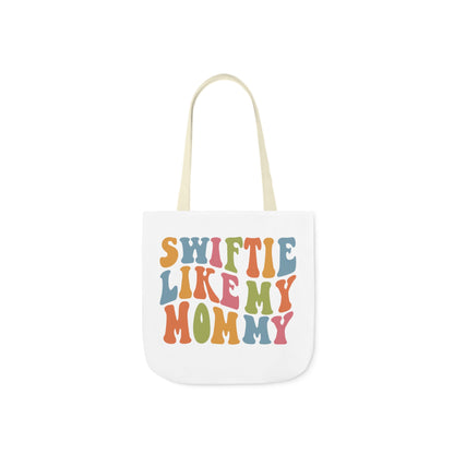 Taylor Swift Swiftie Like My Mommy Polyester Canvas Tote Bag