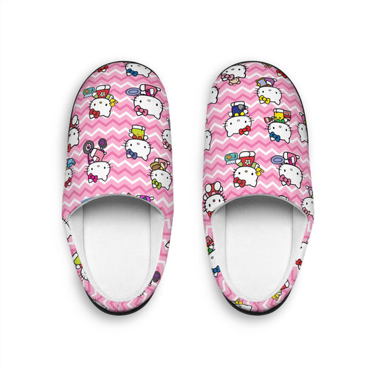 Hello Kitty Playtime Collage Women's Indoor Slippers