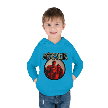 Måneskin Circular Group Photo Toddler Pullover Fleece Hoodie