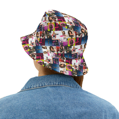 Miley Cyrus Album Cover Collage Bucket Hat